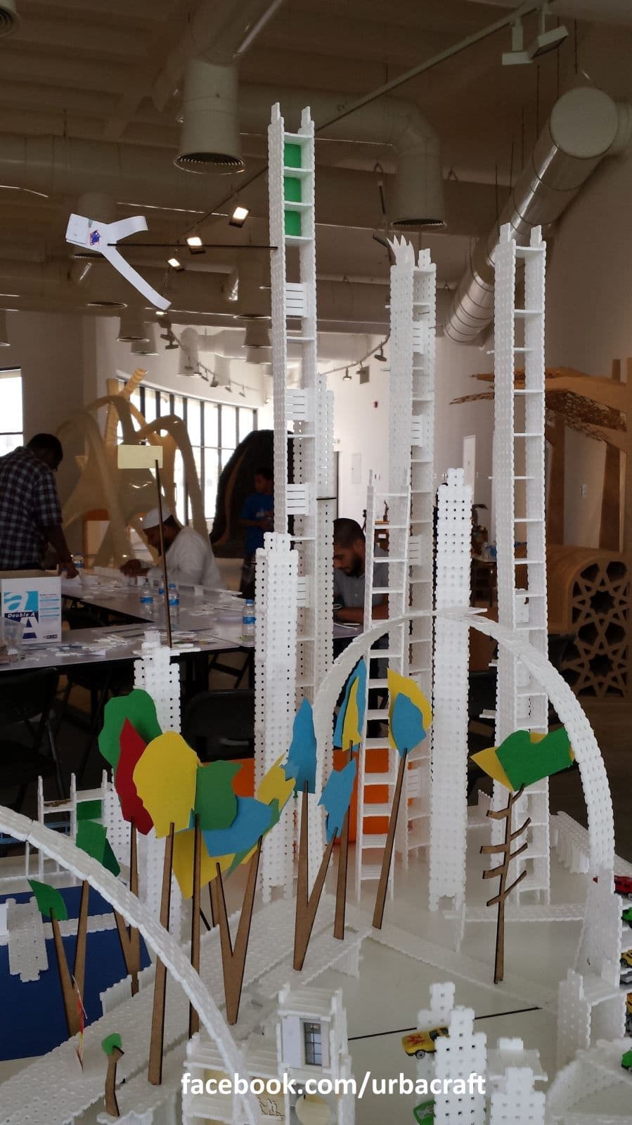 Build Your Own City workshop at 1971 Design Space, Sharjah, UAE